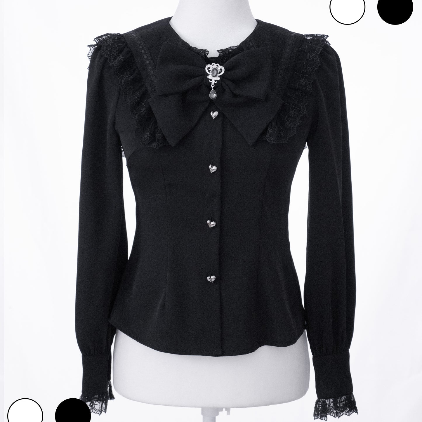 【Faded Lullaby】"Glim" blouse in 2 colors【preorder】