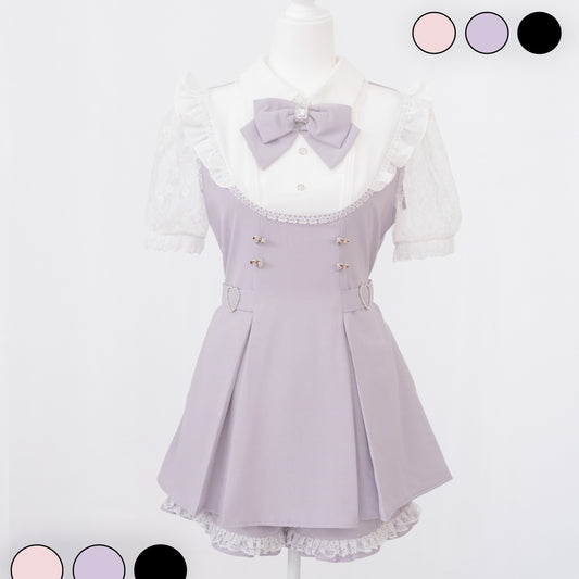 【Heroine】"Heroine" setup, top and shorts set, in 3 colors