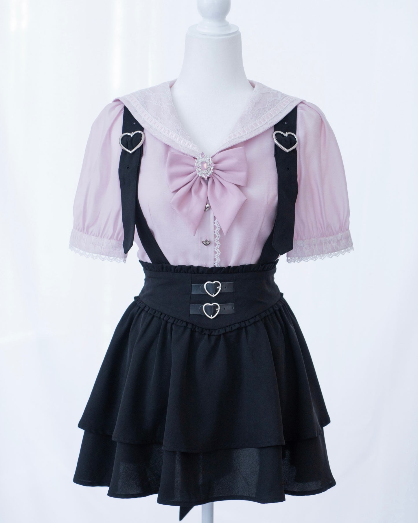 【MiZUiRO】"Ramune" blouse in 2 colors by HoneyPepperIX