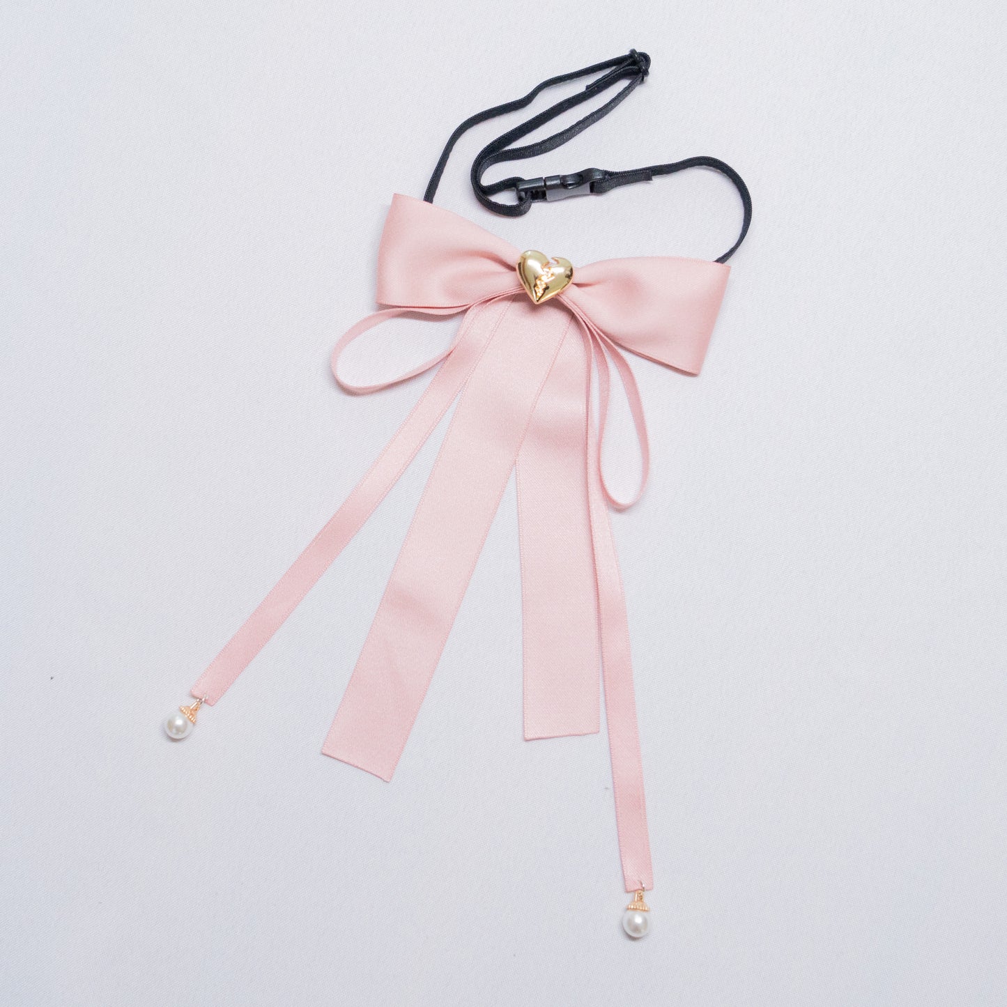 【Amu】“Kizu” metal broken heart bow in 2 colors HANDMADE by HoneyPepperIX