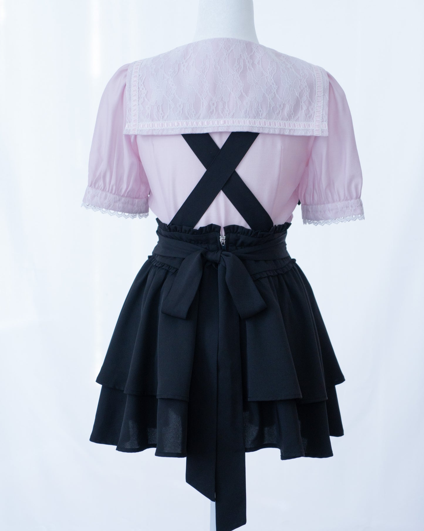 【MiZUiRO】"Nami" 2-ways strap skirt in 2 colors by HoneyPepperIX