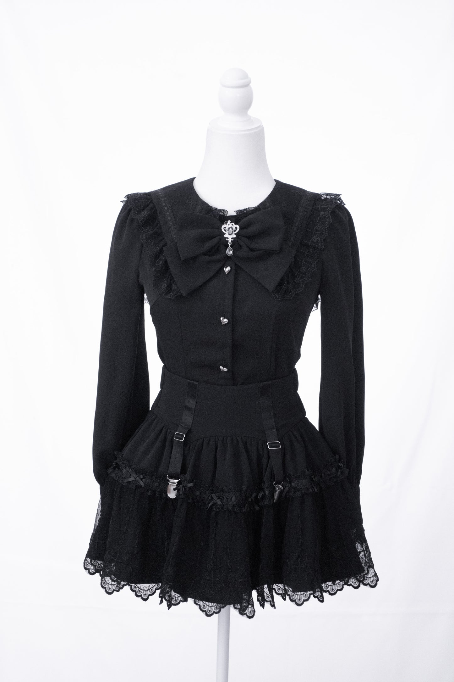 【Faded Lullaby】"Wisp" 2-way wear skirt in 2 colors【preorder】