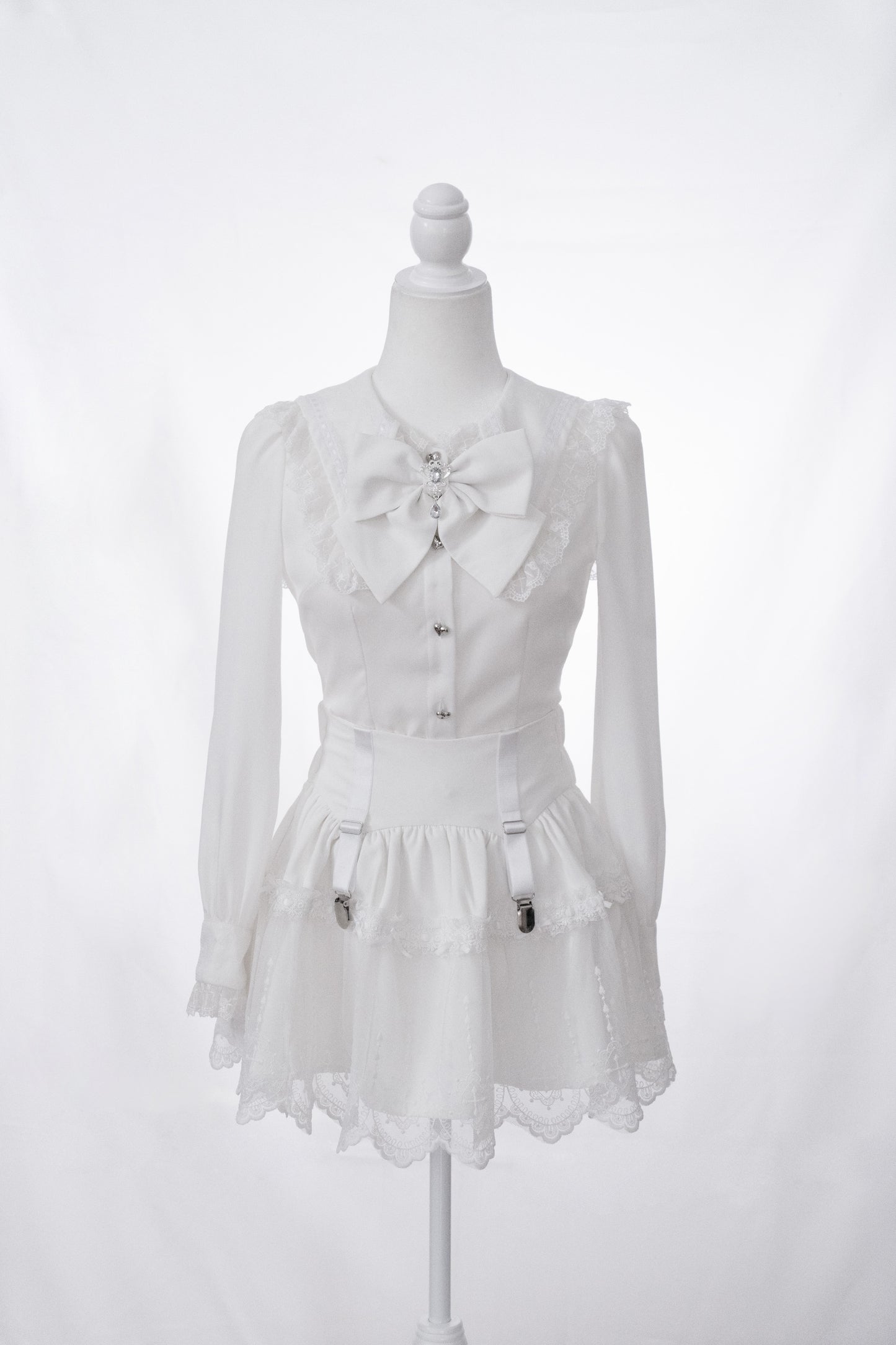 【Faded Lullaby】"Wisp" 2-way wear skirt in 2 colors【preorder】