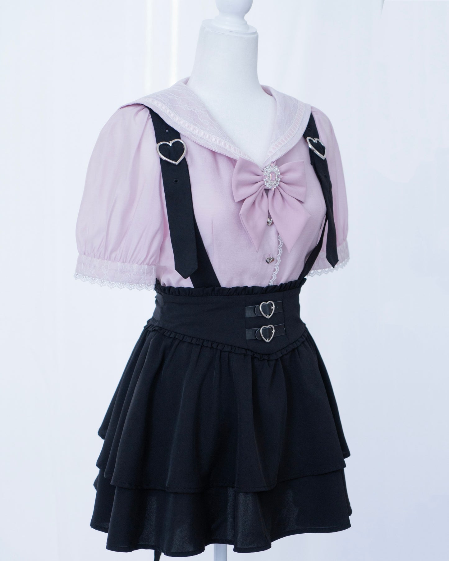 【MiZUiRO】"Ramune" blouse in 2 colors by HoneyPepperIX