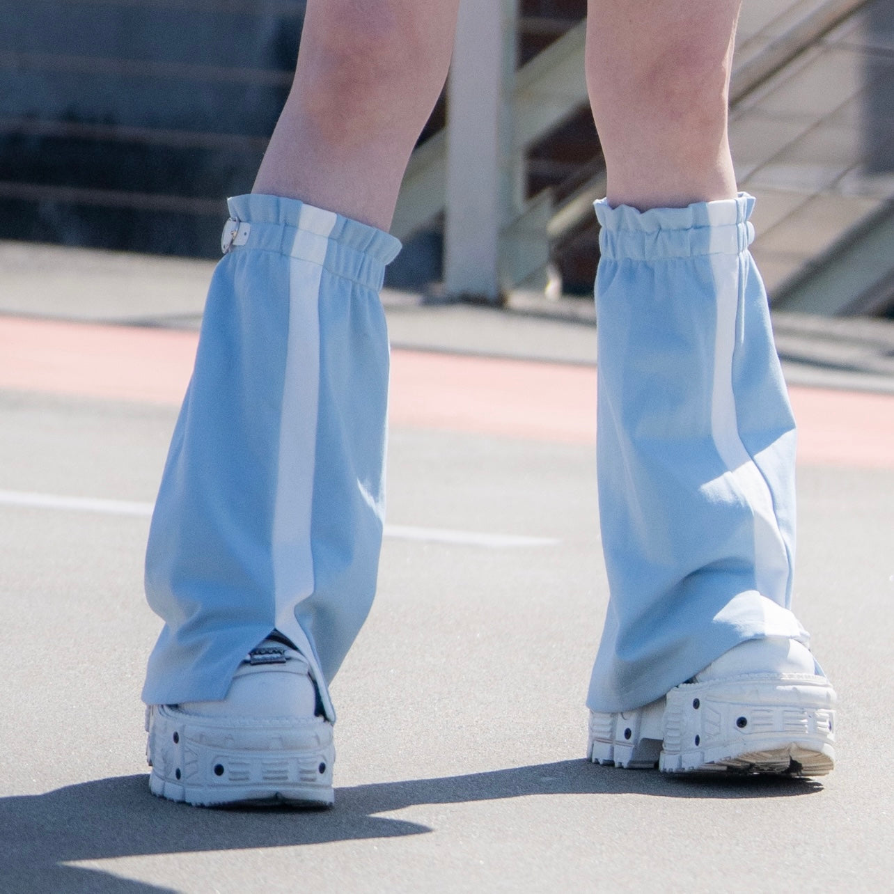 【MiZUiRO】"Kumo" leg warmer in 2 colors by HoneyPepperIX