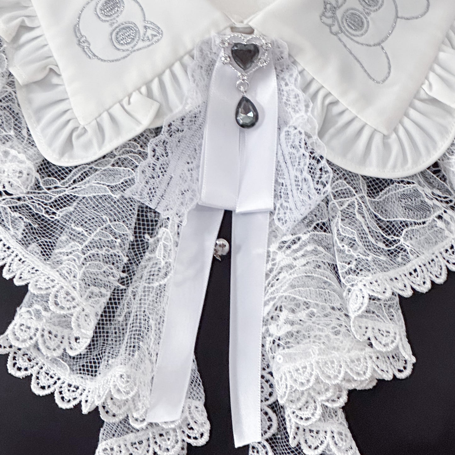 【HoneyMikou】HoneyPepperIX x Mikou Art "Mayer" broach in 2 colors HANDMADE
