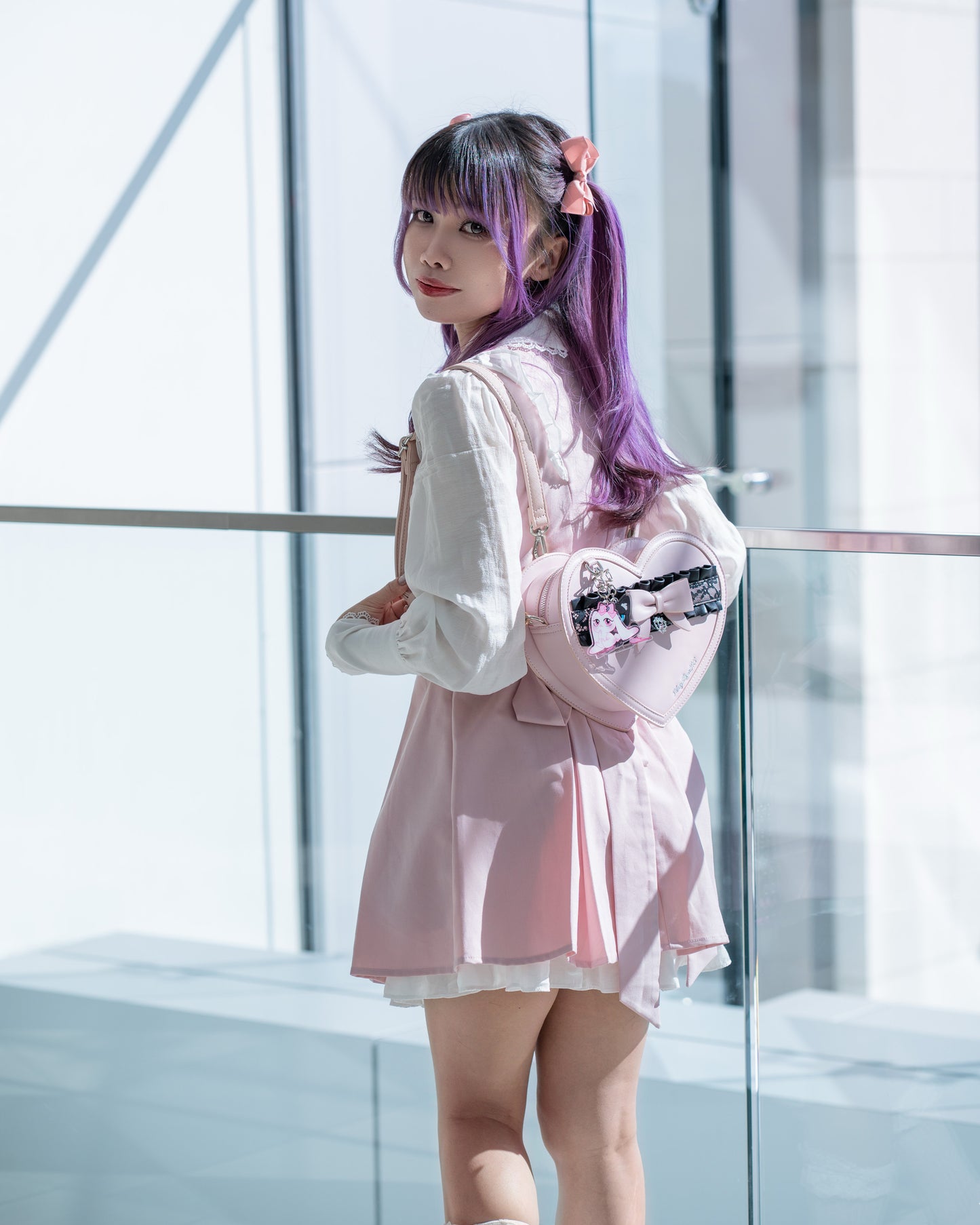 "DokiCharm" heart shape multi-wear purse【preorder】