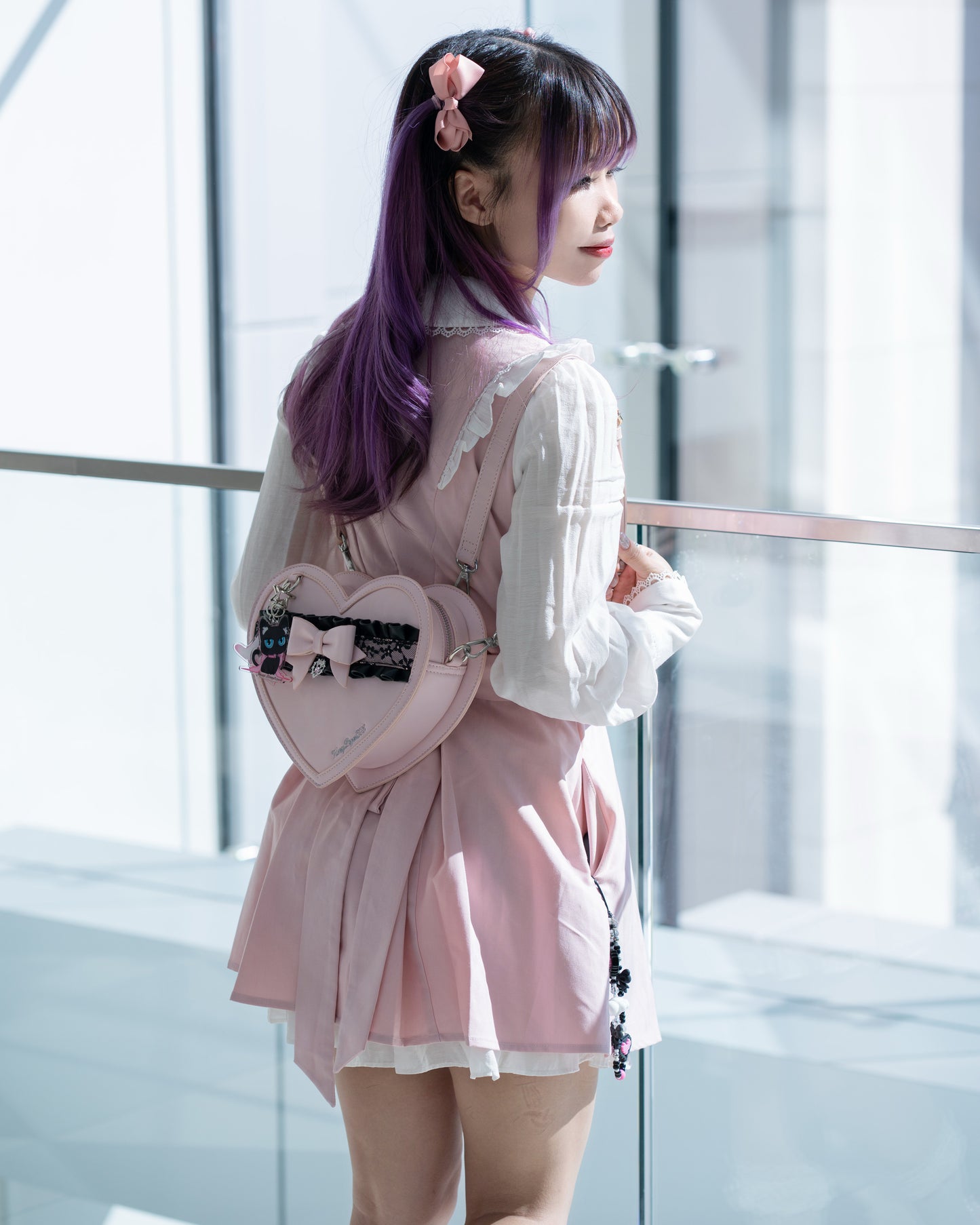 "DokiCharm" heart shape multi-wear purse【preorder】