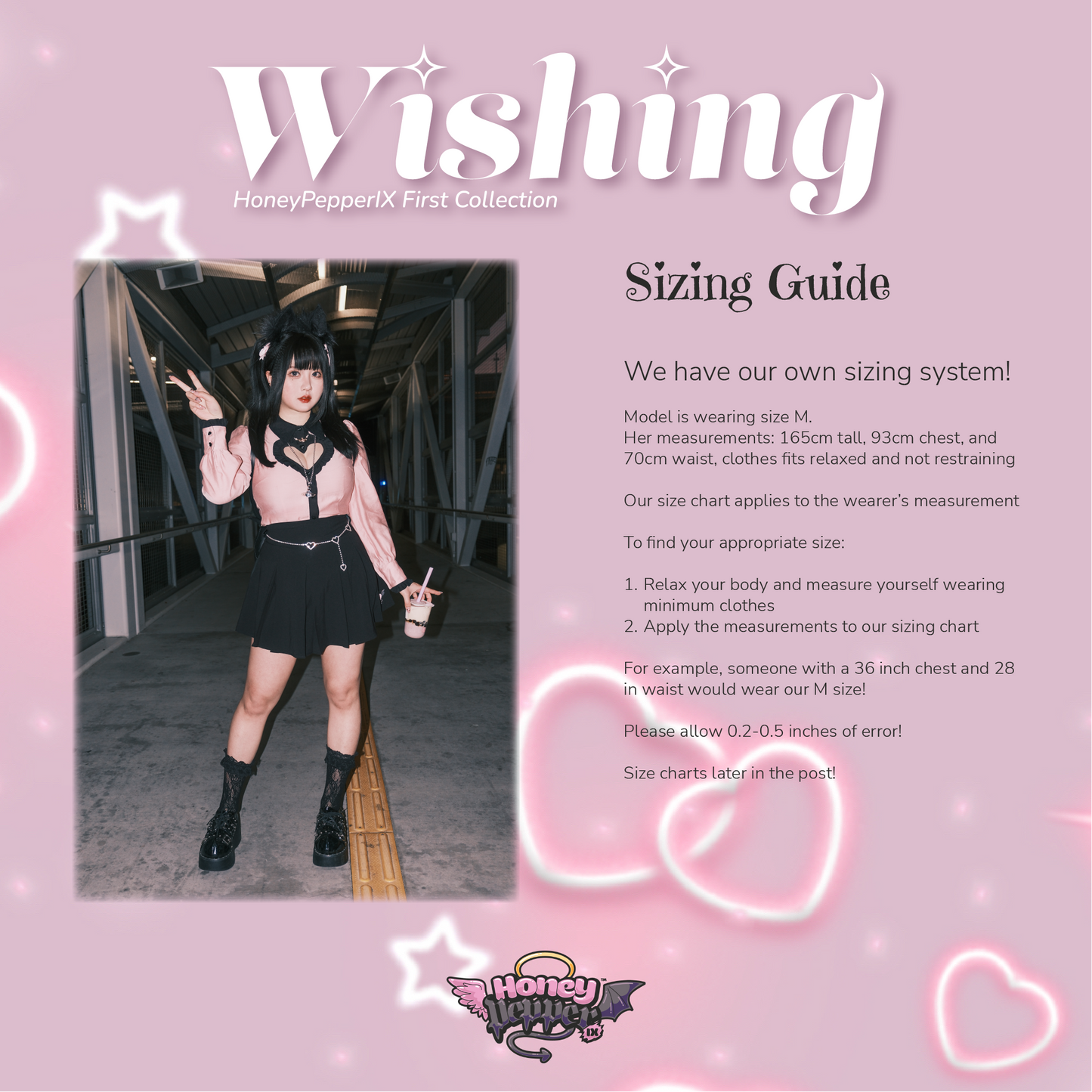 【Wishing】“Heartquake” Blouse in 2 colors by HoneyPepperIX