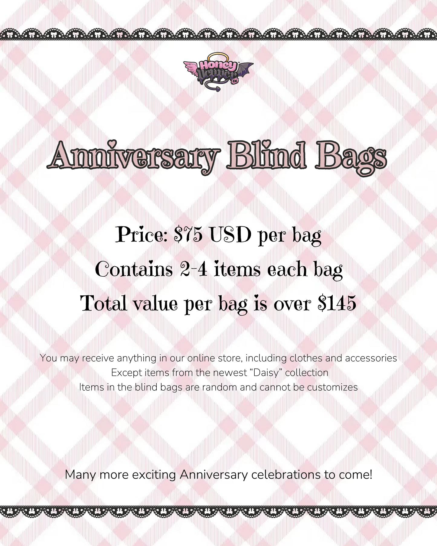 HoneyPepperIX Anniversary Blind Bag
