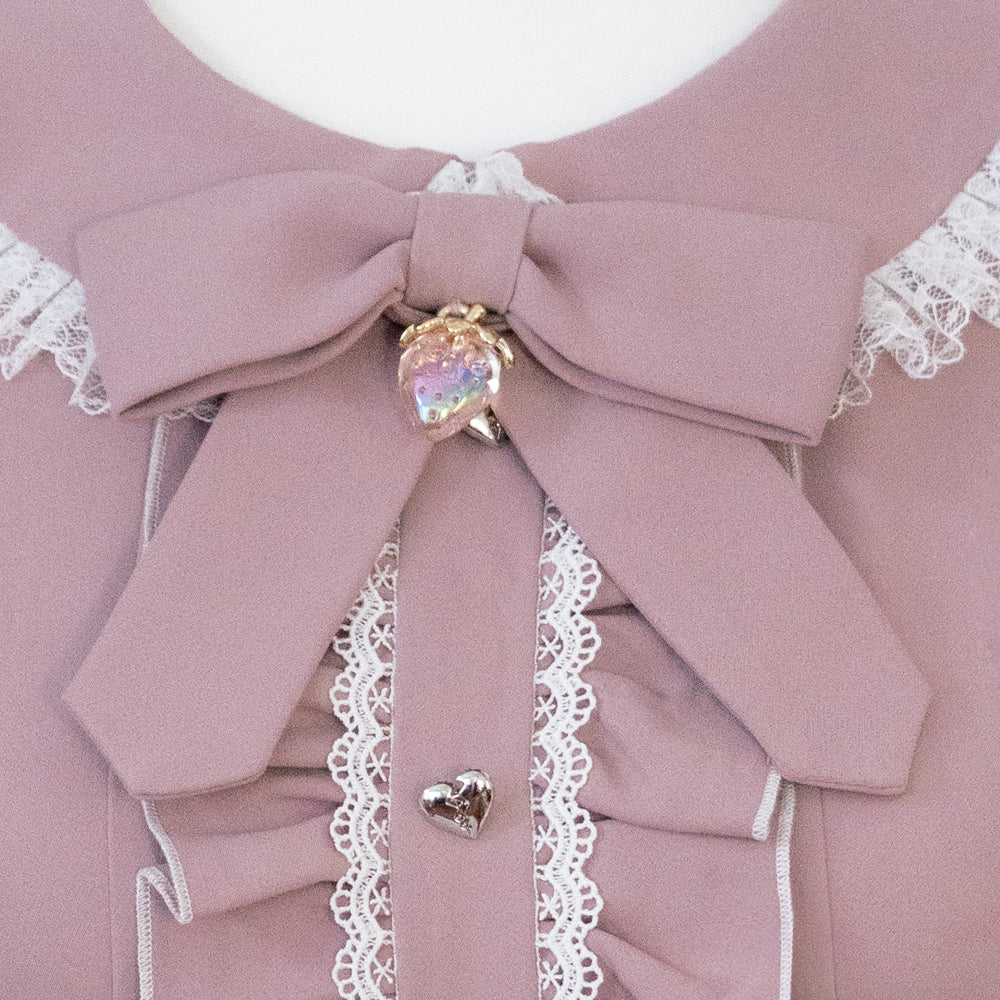 【Berry Pinky】HoneyPepperIX X BERRY "BERRY" multi-wear bow HANDMADE
