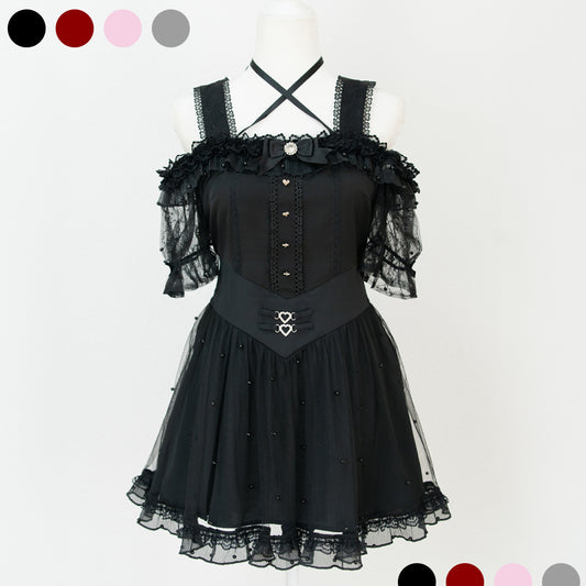 【Anniversary】"Milky Way" one-piece dress in 4 colors【preorder】