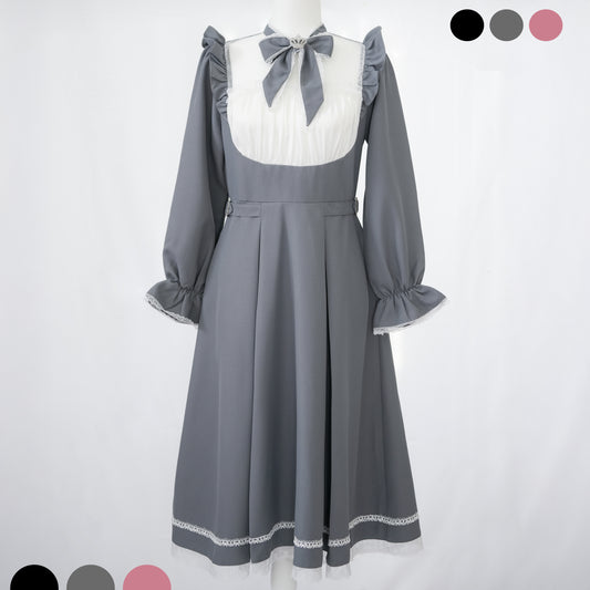 【Daisy】"Daisy" one-piece dress, long midi maxi length, in 3 colors【PREORDER】