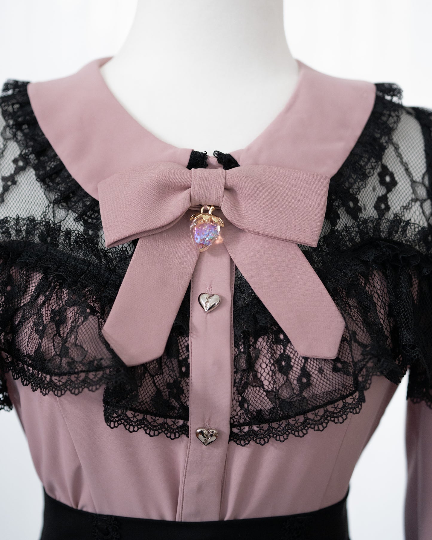 【Berry Pinky】HoneyPepperIX X BERRY "BERRY" multi-wear bow HANDMADE