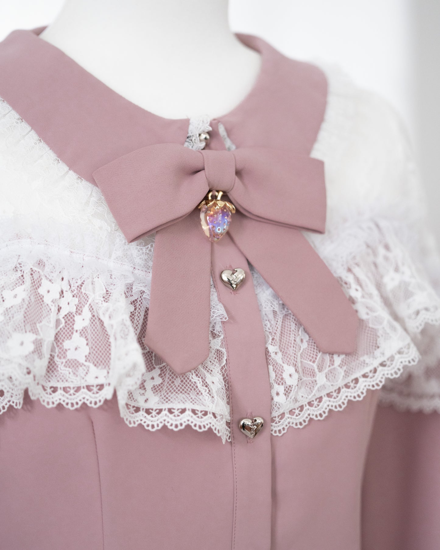 【Berry Pinky】HoneyPepperIX X BERRY "BERRY" multi-wear bow HANDMADE