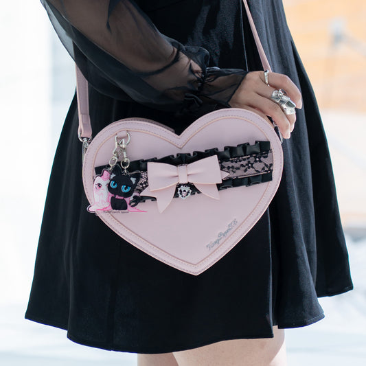 "DokiCharm" heart shape multi-wear purse【preorder】
